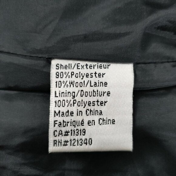 DYNAMITE wool blend asymmetrical plaid jacket - Picture 8 of 13